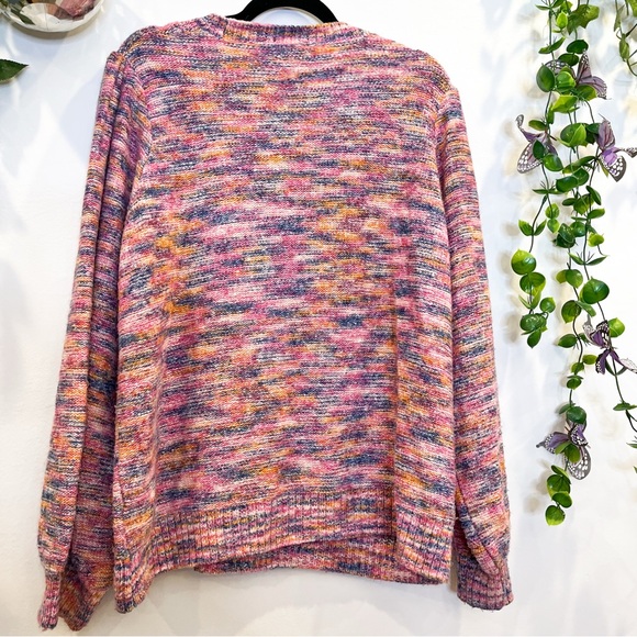 J. Crew Rainbow Knit Sweater Size 2X - Picture 8 of 9